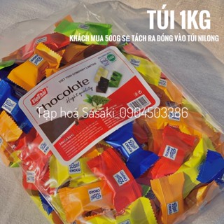 Kẹo Socola Nâu Nhân Sữa Trắng Raina Việt Thái Cân Lẻ