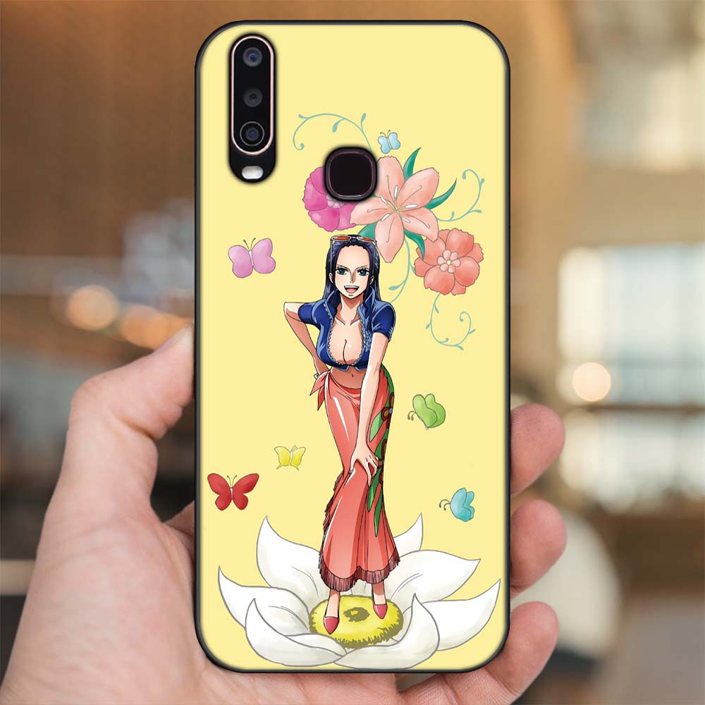 Ốp lưng Vivo Y12, Y15, Y17, U10 viền đen in hình Nico Robin One Piece Đảo Hải Tặc