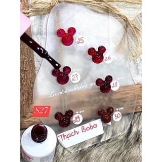 Sơn Gel Thạch Đỏ Bobo số 27