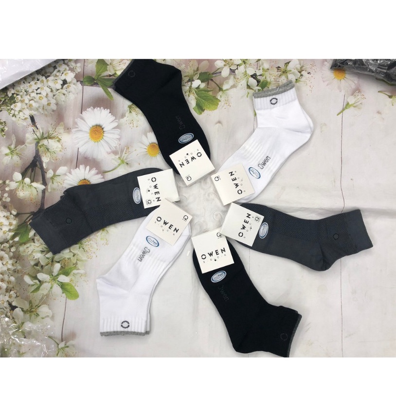 Combo 5 đôi tất nam cổ trung Owen chính hãng