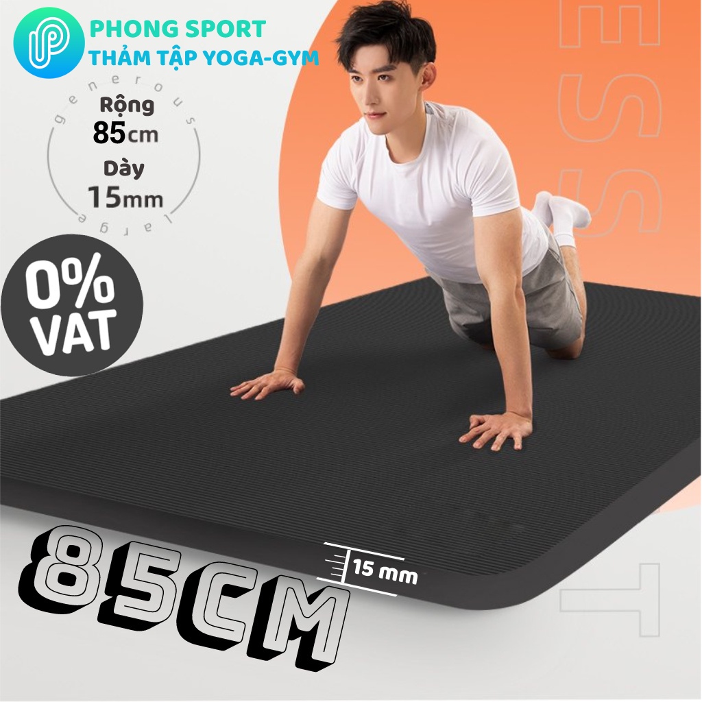 Thảm tập gym siêu dày 20mm tại nhà chống trơn trượt shop TIDATA