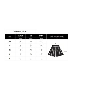 RUBIES Wonder Skort - Váy Quần Nữ Vải Carolang Dáng Chữ A