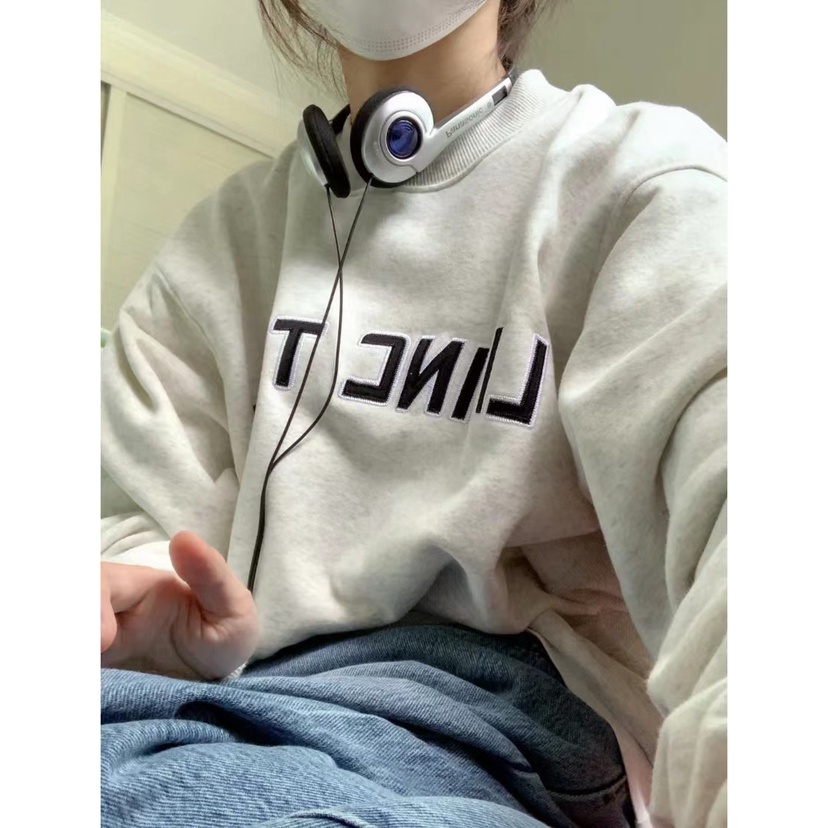 NRVP Áo Thun Nữ Dài Tay 100% Cotton Phong Cách Hàn Quốc Thời Trang Mới 2023