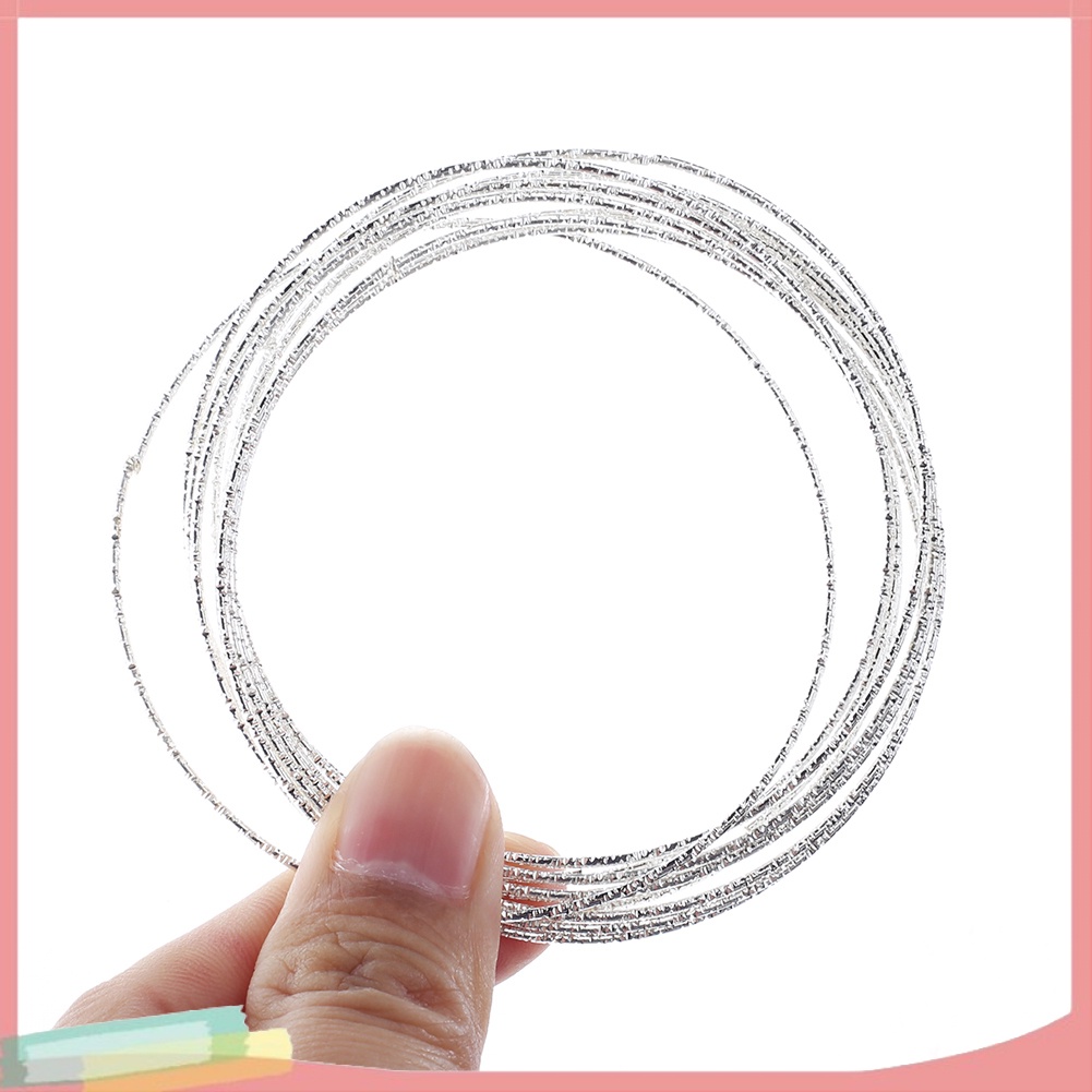 Bộ 10 vòng tay hợp kim trang trí vòng tròn thời trang cho nữ