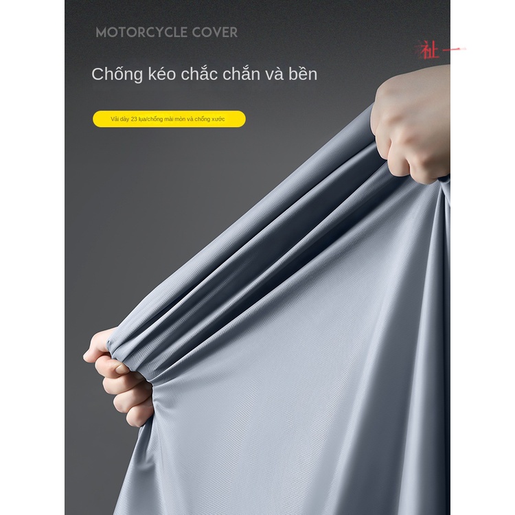 Tấm Phủ Xe Máy / Xe Hơi Chống Mưa / Bụi Bẩn Dày Dặn Kiểu Mới Tiện Dụng Ốp