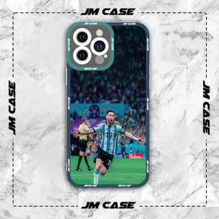 Ốp lưng iphone samsung xiaomi oppo cạnh vuông JMCase M10 Messi Argentina PSG