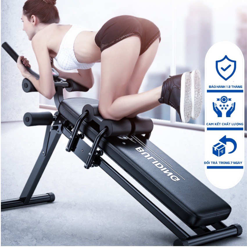 Máy tập gym đa năng, máy tập bụng tại nhà cao cấp, tác động cùng lúc lên toàn bộ cơ thể bảo hành 2 năm