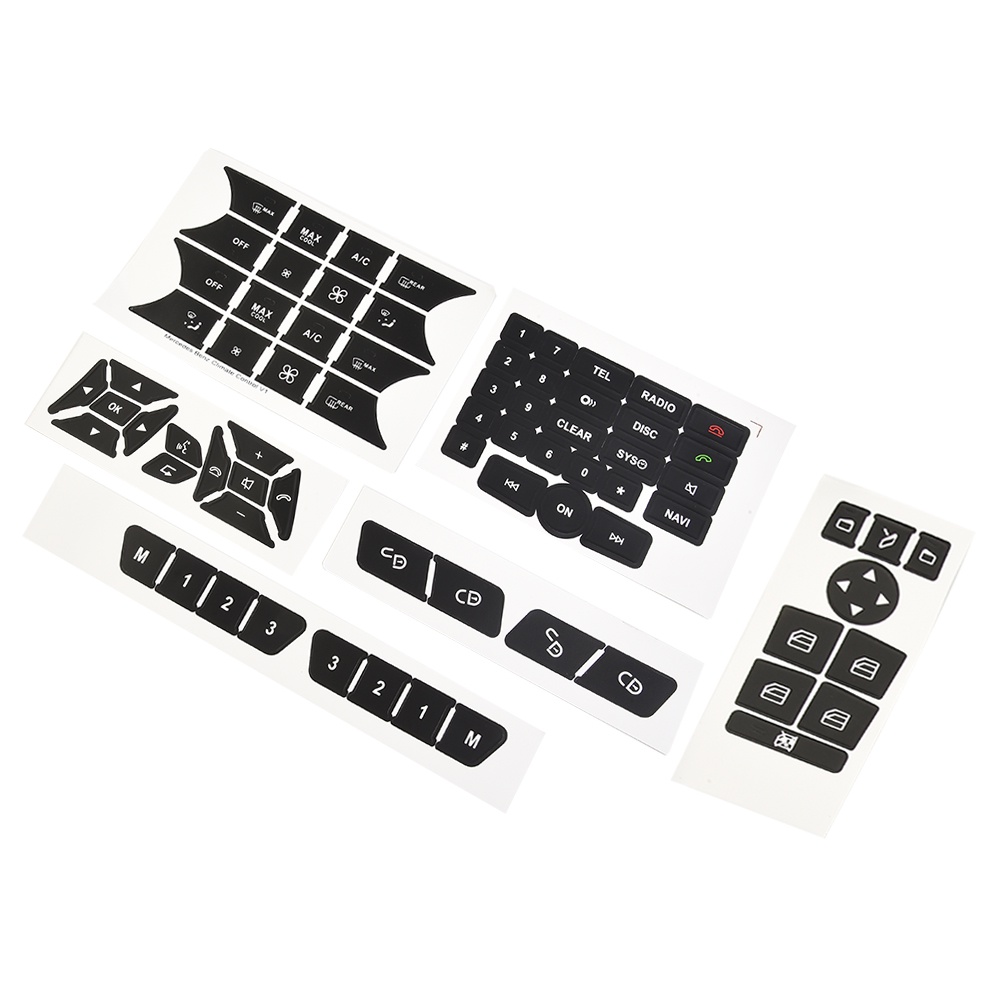 Miếng Dán Sửa Chữa Nút Điều Khiển Vô Lăng a / c radio Cho mercedes 2007-2014