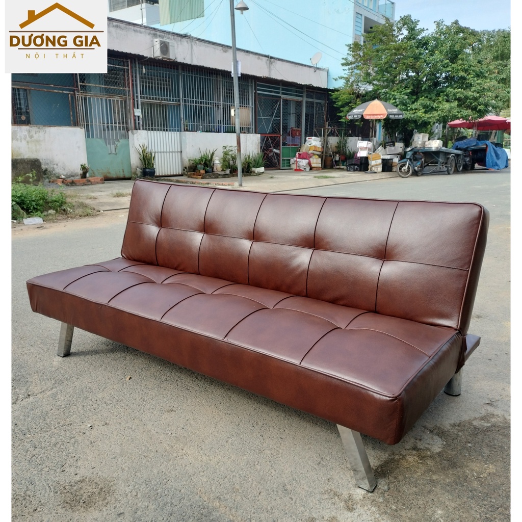 Sofa bed , sofa giường chân sắt hàng loại 1 , bảo hành 1 năm