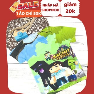 Áo thun Minecraft cho bé trai