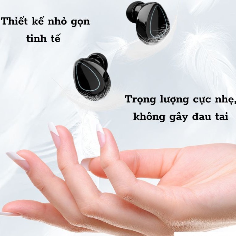 Tai Nghe Gaming Không Dây Sky 10 Có Mic Độ Trễ 0,04s Chống Ồn Nhét Tai Chính Hãng VINZY TECH