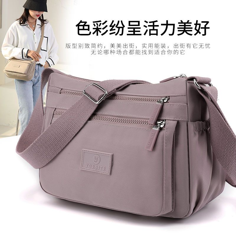 Korean armpit handbags nylon messenger baggen Túi Xách Vải Oxford nylon Nhiều Ngăn Sức Chứa Lớn Cho Phụ Nữ Trung Niên Và Mẹ