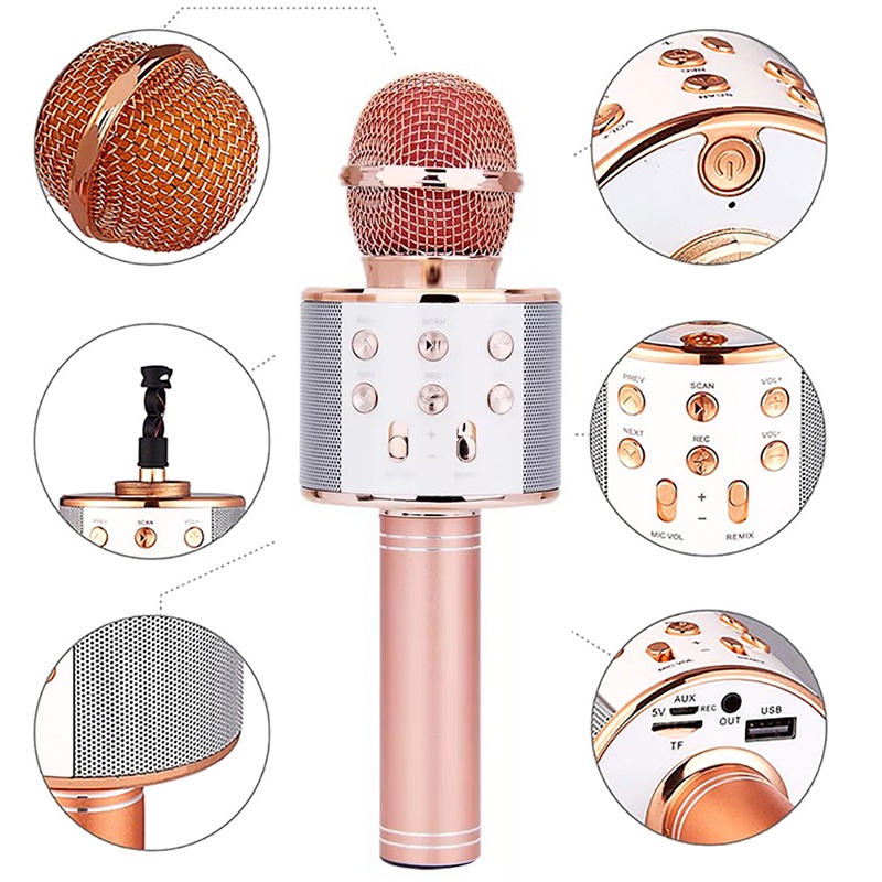 Micro karaoke bluetooth không dây, Mic hát karaoke không dây