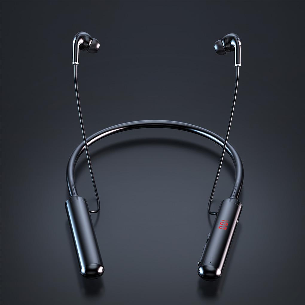 Tai Nghe Bluetooth HiFi Stereo 5 0 Màn Hình LED Kỹ Thuật Số Kèm Mic Chống Nước IPX3