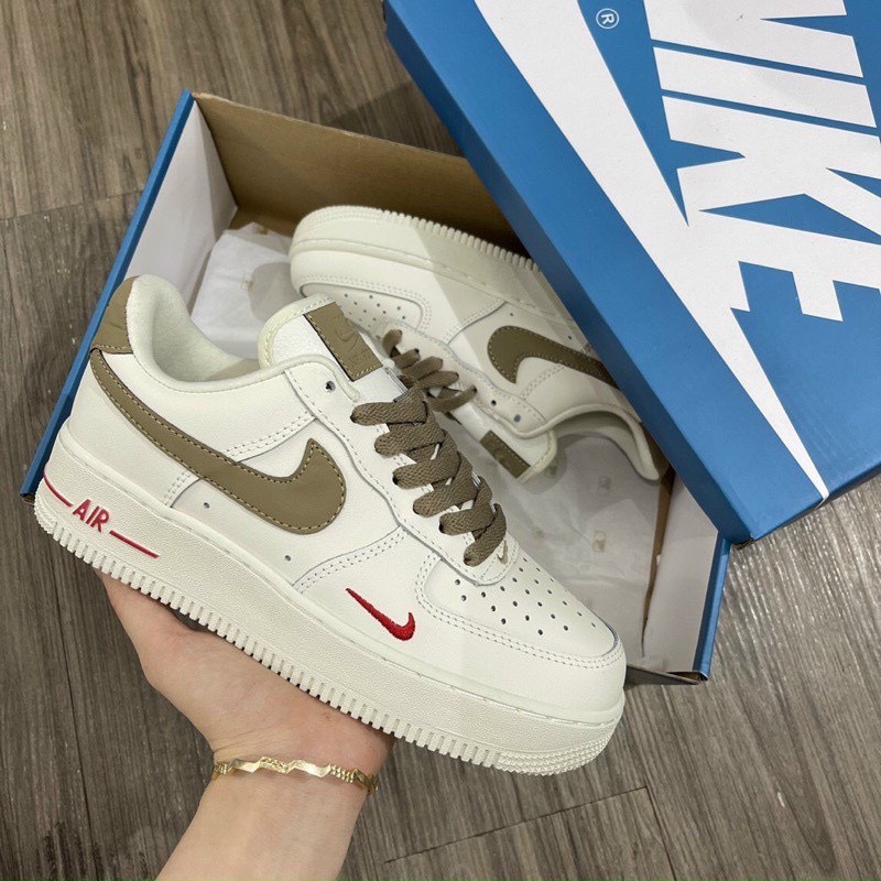 Giày Nike Air Force 1 AF1 Trắng Vệt Đen Cổ Thấp Giày Thể Thao Nam Nữ Trắng Đế Khâu Full Box Bill G10 | BigBuy360 - bigbuy360.vn