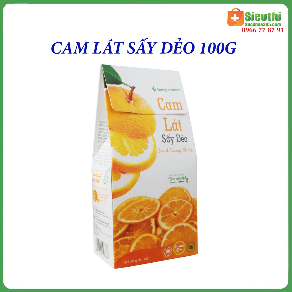 Cam Lát Sấy Dẻo- Nông Lâm Food 100% Thiên Nhiên Giảm Ho Tốt Cho Tiêu Hoá Tăng Cường Vitamin C