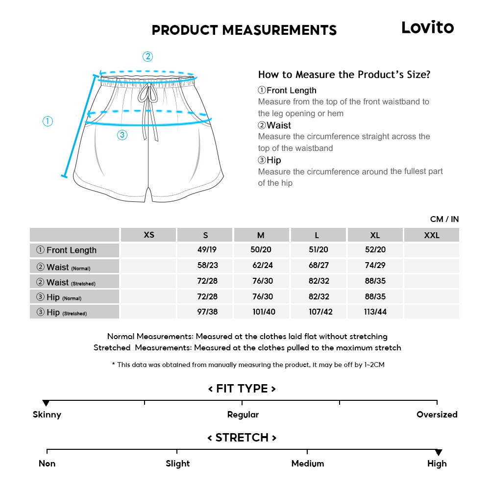 Quần đùi legging Lovito lưng cao nâng mông màu trơn họa tiết xếp nếp phong cách thể thao L15X158 (Màu đen)