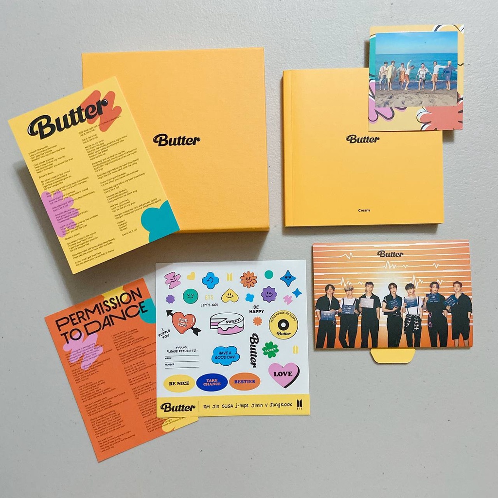 HỘP BƠ BO GÓC - BTS BUTTER