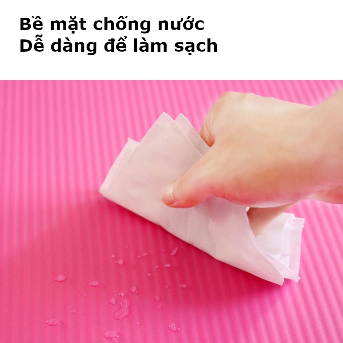 Thảm yoga chống trượt  8mm  Miniso NBR chất liệu an toàn, chất lượng cao