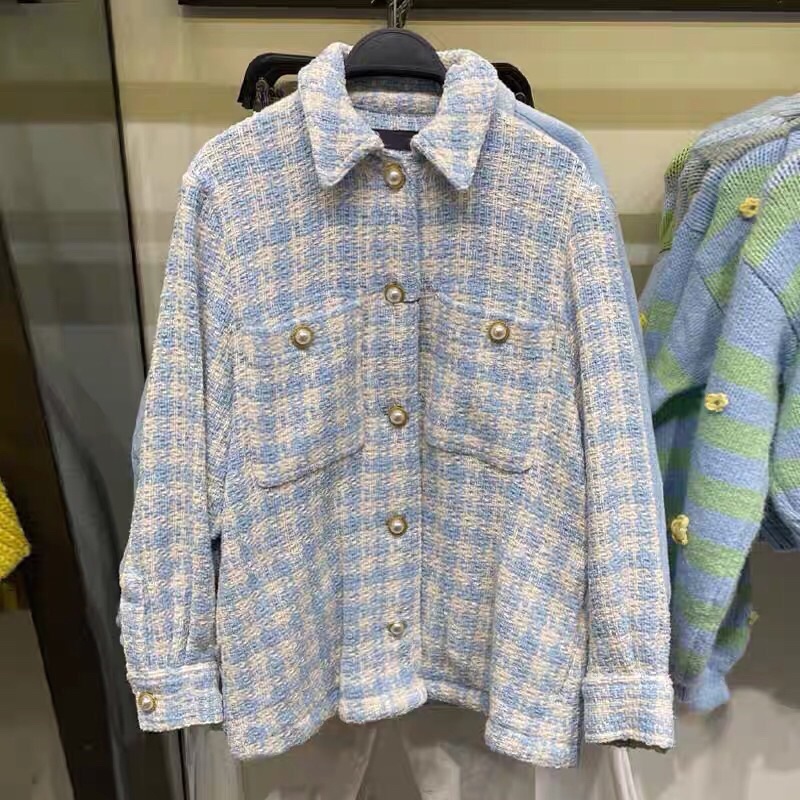 ÁO SƠ MI DẠ TWEED ZR TUỒN XỊN THU ĐÔNG 2022