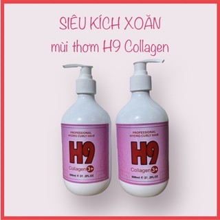 Kích xoăn H9, kích xoăn tóc Hydro Curly Hair 500ml , thuốc uốn tóc, thuốc làm xoăn tóc đơn giản