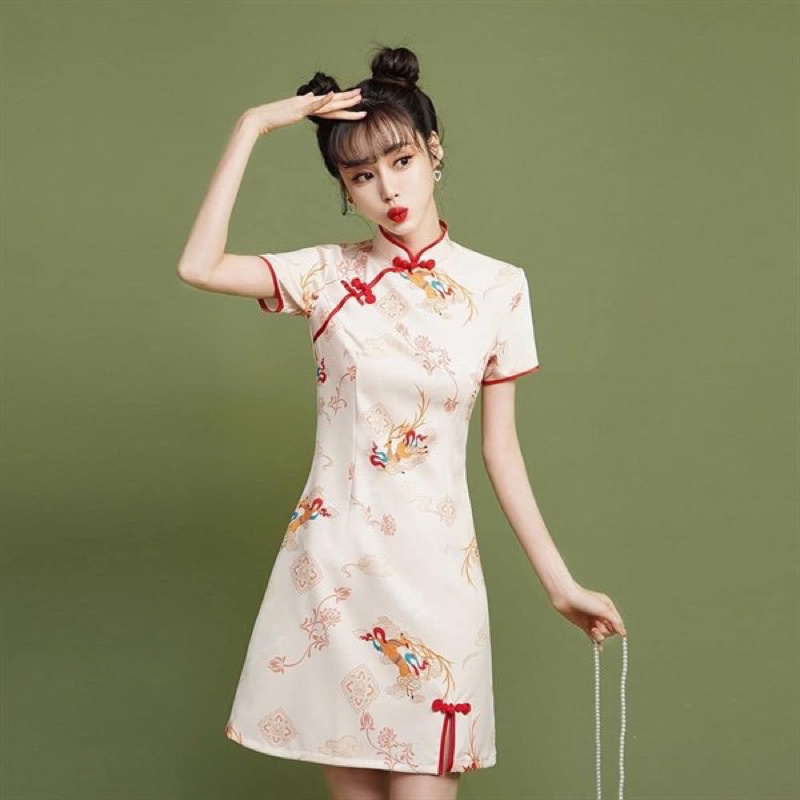 Sườn xám cách tân trung thu
