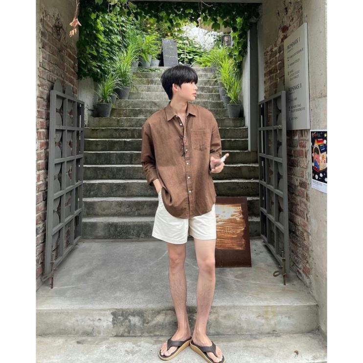 Áo Sơ mi WOO Hàn Quốc TU Unisex