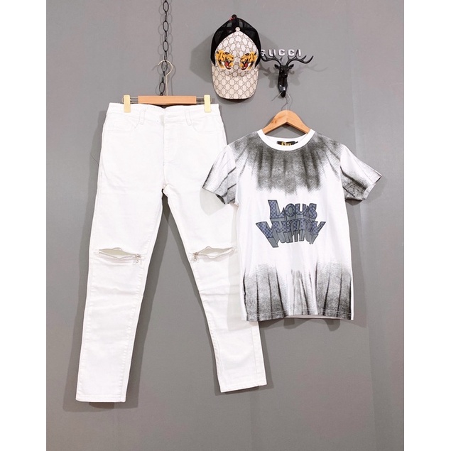quần dài áo thun chụp set siêu xịn( giá bao gồm quần +áo)