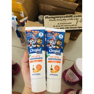 Kem đánh răng orajel kids.