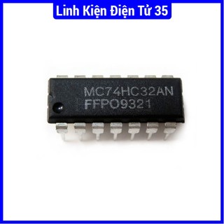 IC chức năng 74HC32 2-Input OR chân cắm DIP14