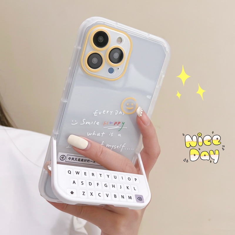Ốp iphone Bàn Phím Kèm Giá Đỡ 13promax/ 13pro/ 13/ 12promax/ 12pro/ 12/ 11/ 11promax/ x/ xsmax/ 7plus/ 8plus - Ina Case