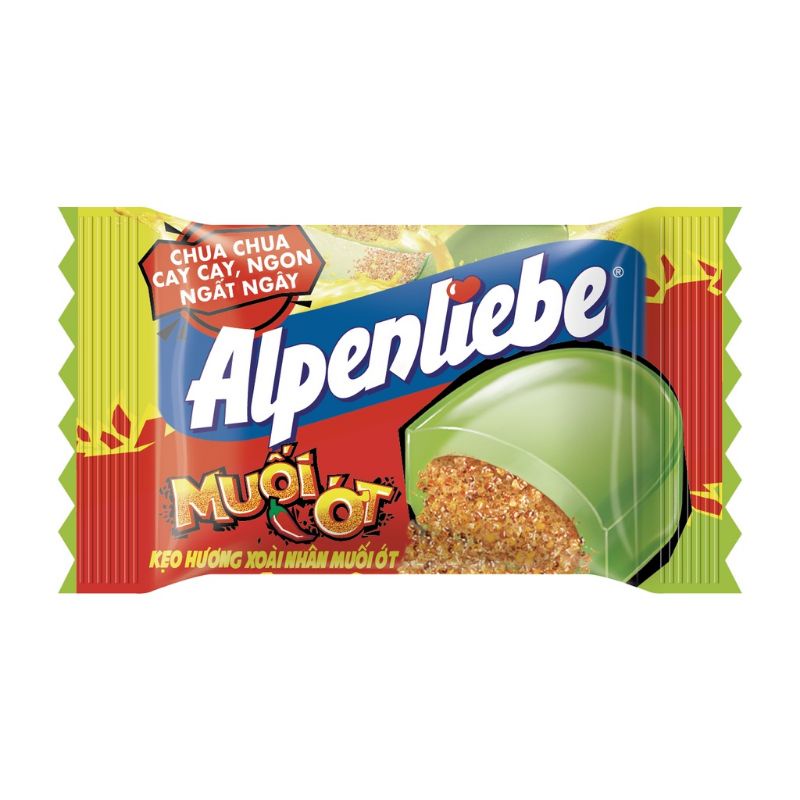 Gói 30 viên kẹo Alpenliebe Xoài Muối Ớt siêu thần thánh hot hit