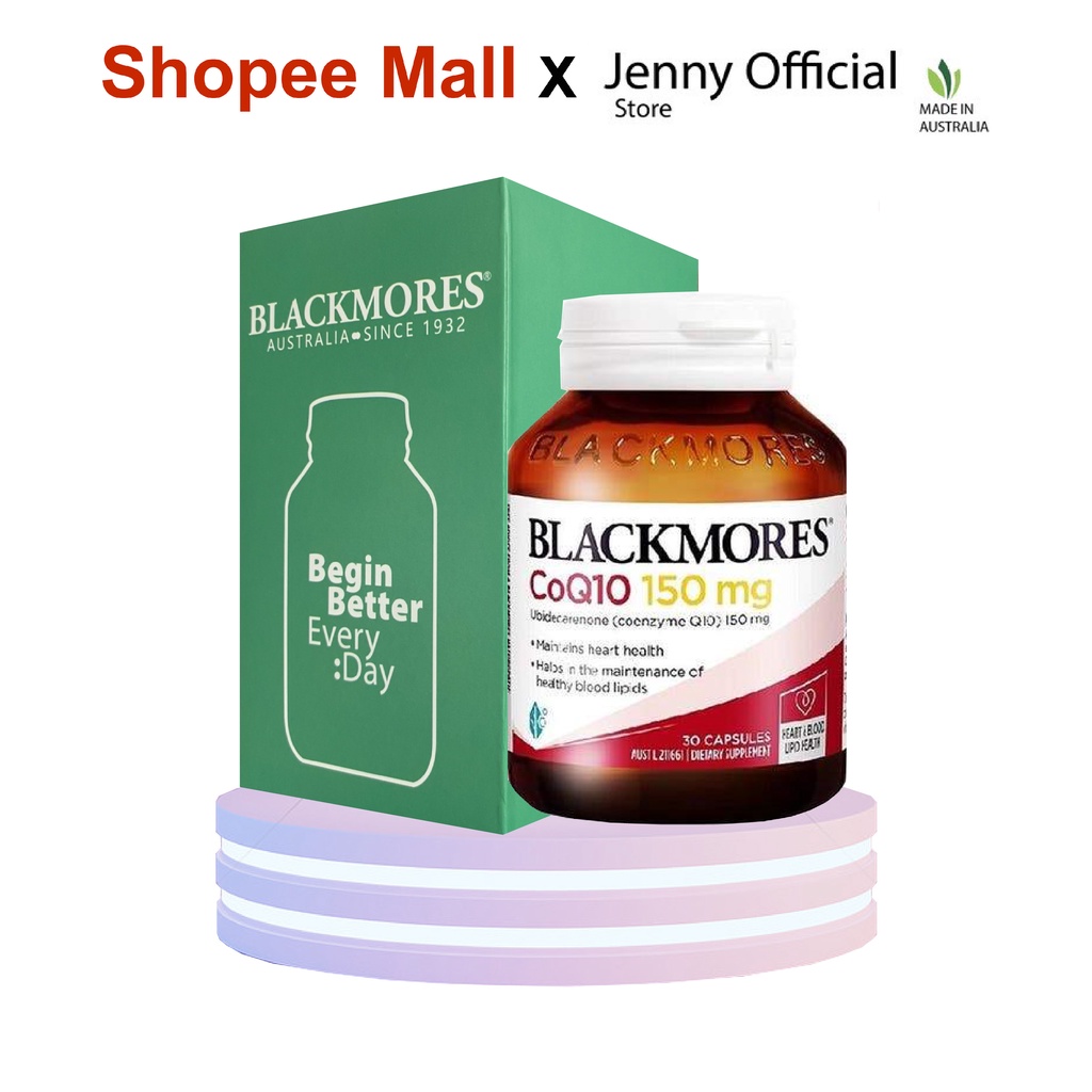 Viên uống hỗ trợ sức khỏe bổ tim CoQ10 150mg Blackmores Úc 30 viên