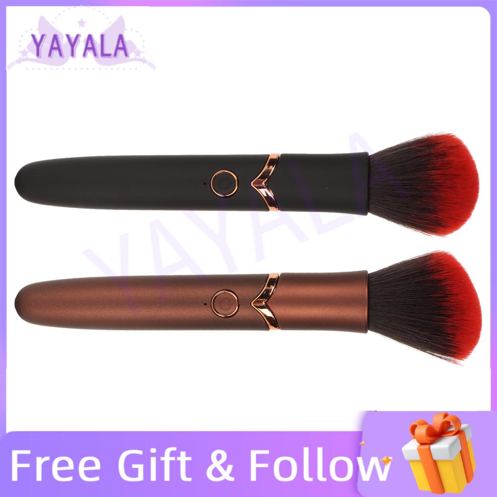 Yayala USB Makeup Brush Rechargeable Massage 10 Gears Adjustable Electronic Cosmetic for Relieving Soreness