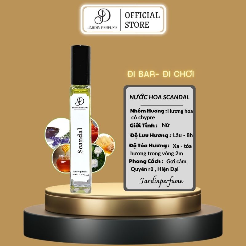 Nước Hoa Nữ GOOD GIRL - LA VIE EST BELLE - SCANDAL - VERY SEXY - BACCARAT ROUGE 540 10ML BY JARDIN PERFUME | BigBuy360 - bigbuy360.vn
