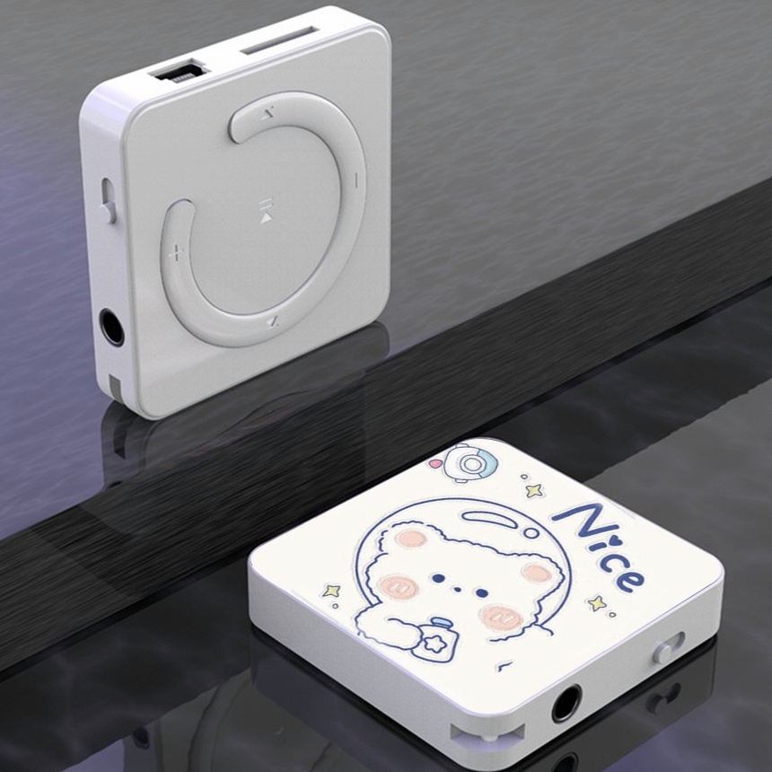 Máy Nghe NhạC MP3 Mini HoạT HìNh + CáP USB + Tai Nghe