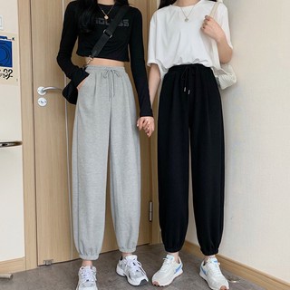 Quần jogger lưng cao plus size cho nữ