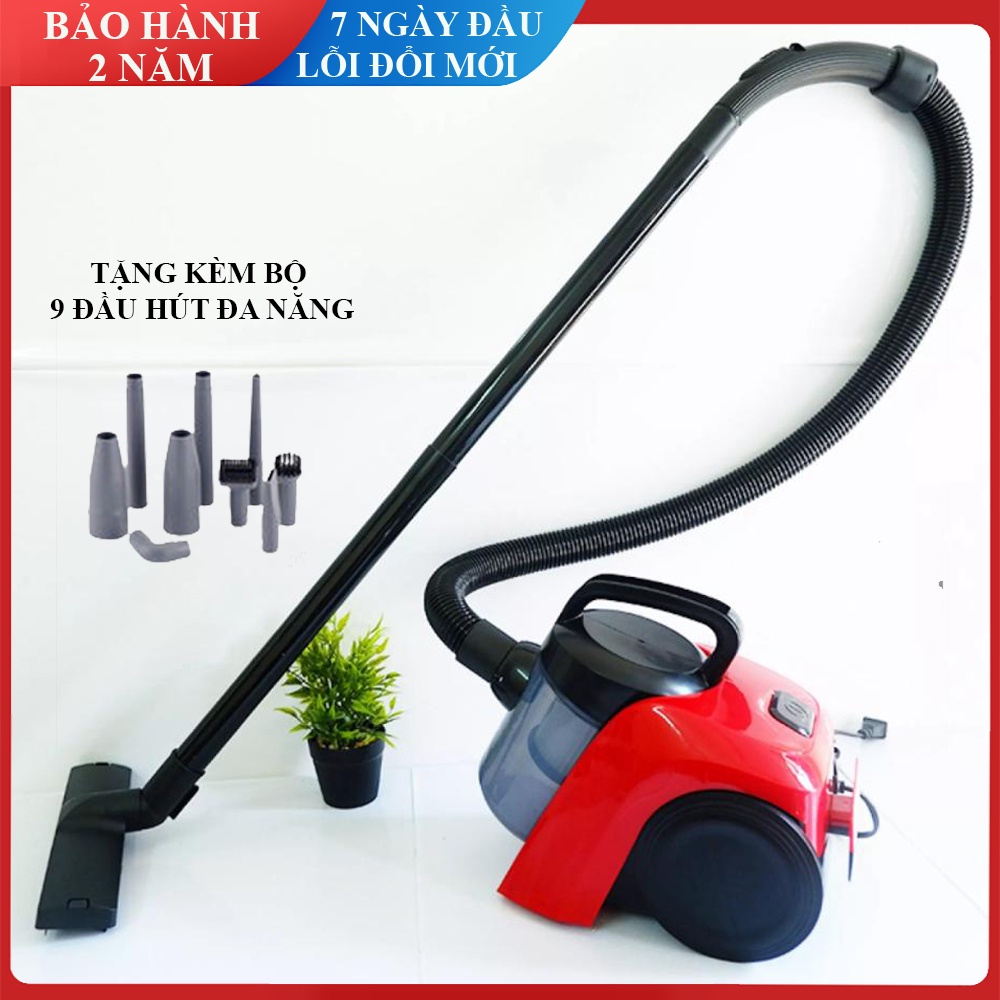 Máy hút bụi gia đình đa năng, máy hút bụi gia dụng công suất lớn có dây. Bảo hành 24 tháng.