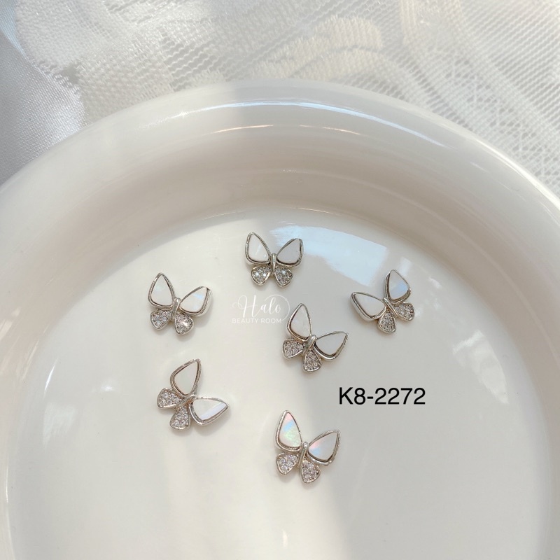 Charm bướm , nơ cao cấp lấp lánh