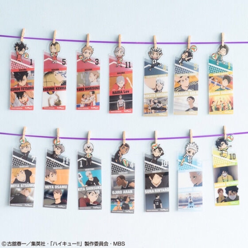 Pack Haikyuu Bookmark - Chính hãng