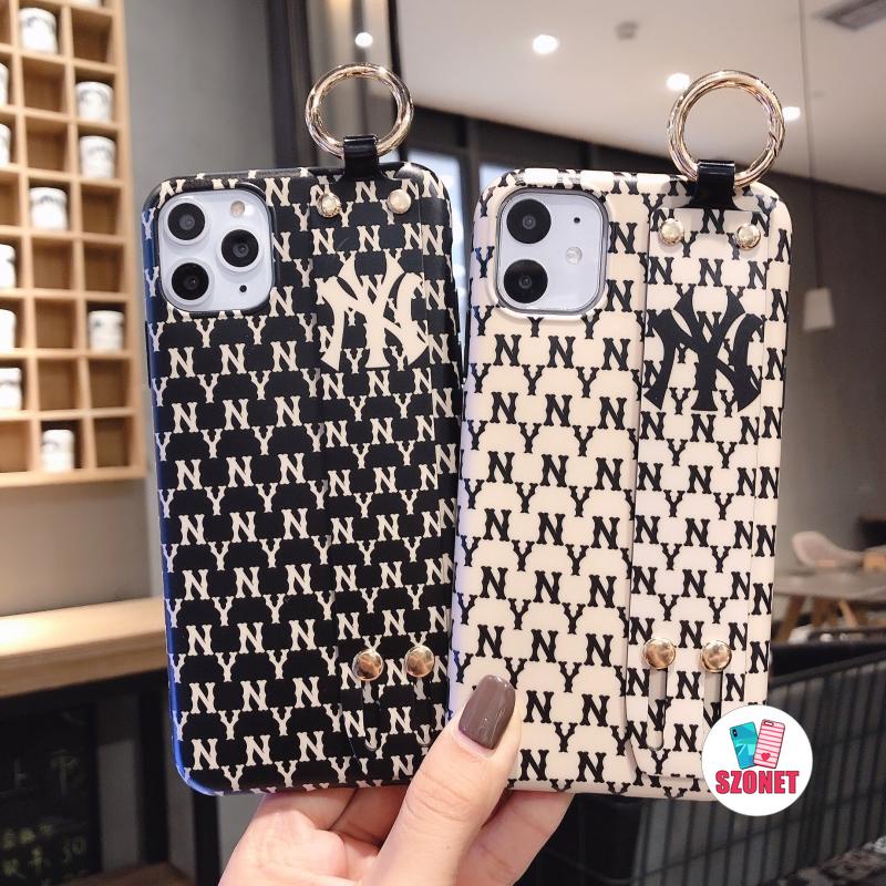 Ốp Điện Thoại Silicon Mềm Bóng Có Dây Đeo Cổ Tay Thời Trang Cho iPhone 14 Pro Max 13 12 11 Pro Max