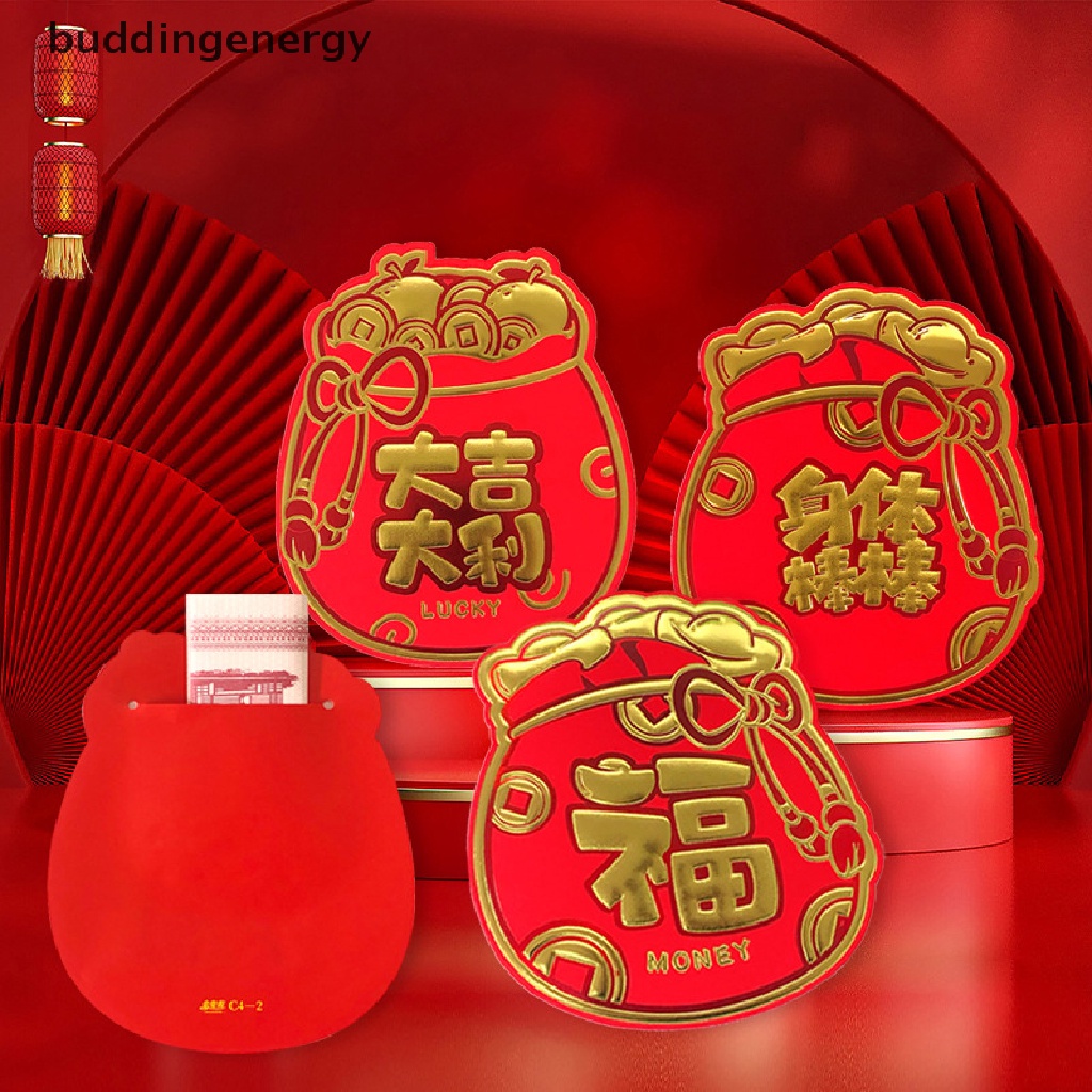 {BUDDI} Set 6 Bao Lì Xì Đỏ Mừng Năm Mới 2023 {BUDDI}