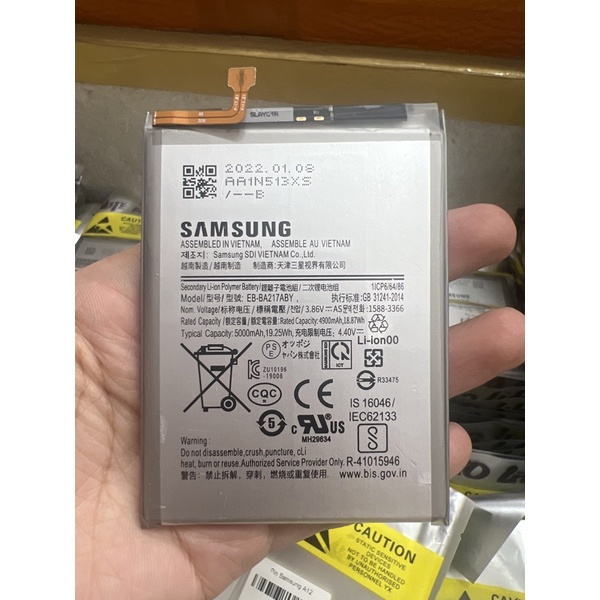 Pin Samsung EB-BA217ABY / Pin Samsung A12 (5000mAh) Dung lượng chuẩn bảo hành 1 đổi 1
