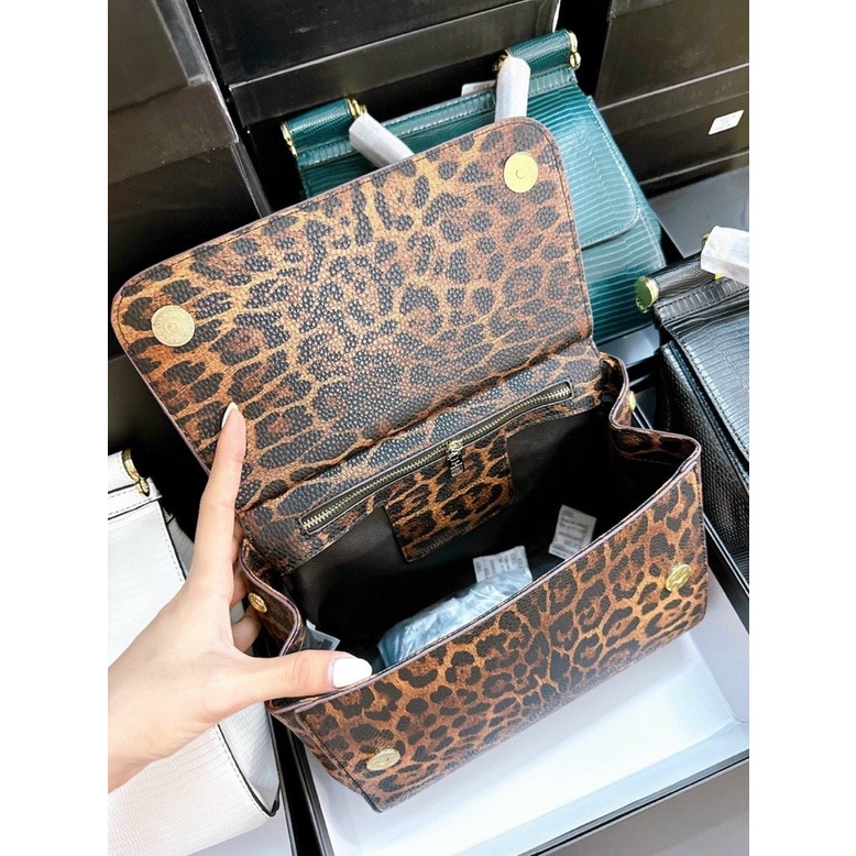 Túi D&G quai xách khóa đính đá