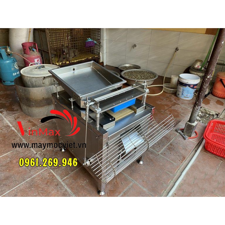 Máy bóc vỏ trứng chim cút 1000 quả