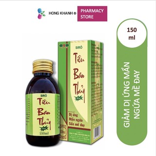 Siro tiêu ban thuỷ 150 ml