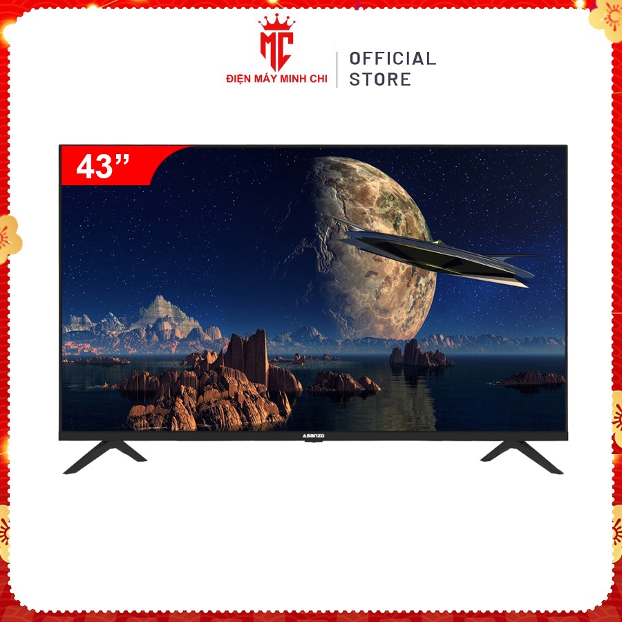 Smart Tivi Islim Asanzo 4K 43 Inch Model 43U73 - E3 Audio Miền Nam