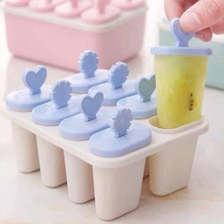 Bộ Khuôn Làm Kem 8 Ngăn 8 Que PINKWISH B120