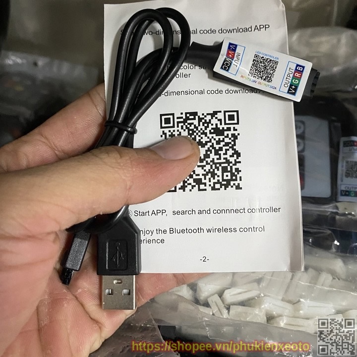 Điều khiển đèn LED RGB 5050 / 3528 nguồn USB 5V