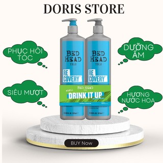 Dầu Gội Xả TIGI Xanh Dương Phục Hồi Độ Ẩm Tức Thì TIGI RECOVERY MOISTURE RUSH 970ml Chính Hãng